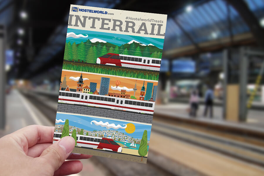 Interrail Postcard